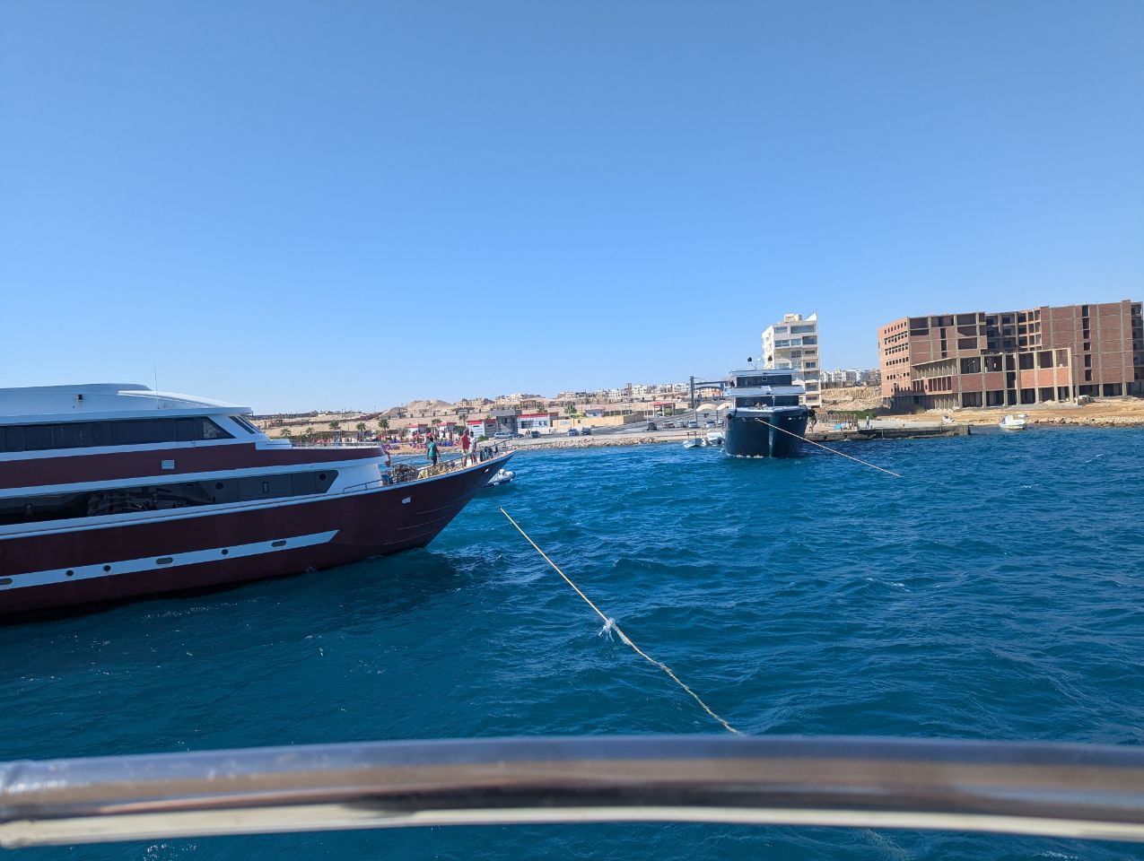 Abfahrt aus dem Hafen